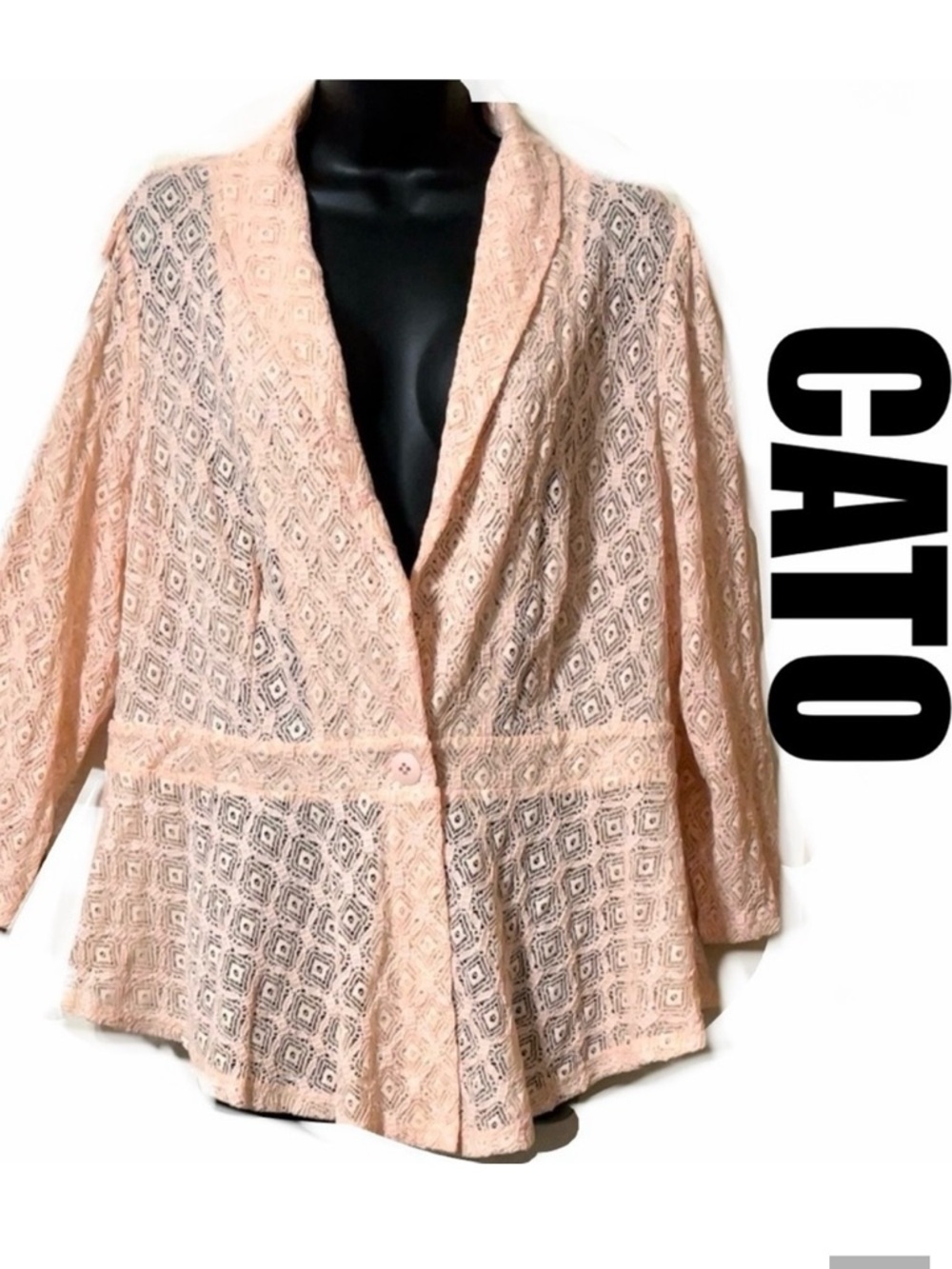 🆕🦋CATO Lace Peplum Jacket🦋